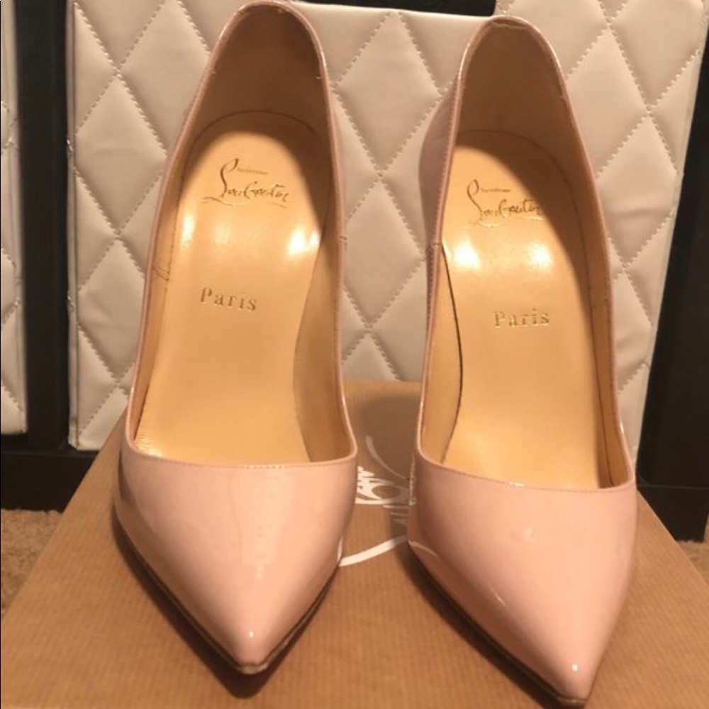 Authentic Christian Louboutin So Kate in blushpink